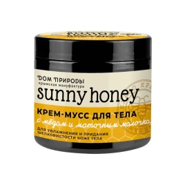 Крем-мусс для тела с медом и маточным молочком/ Sunny honey